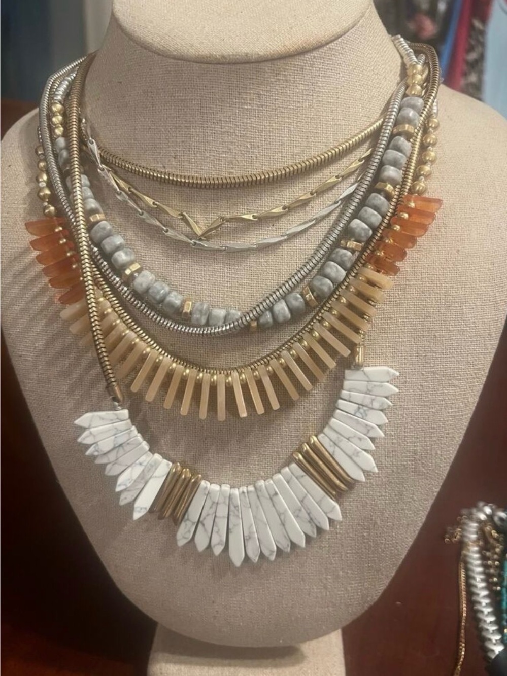 Stella and Dot Ezra Statement Necklace
